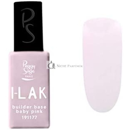 Peggy Sage I-LAK Soak Off Gel Lakk Építő Alap Baby Pink 11ml