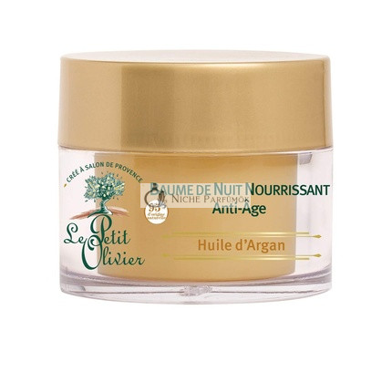 Le Petit Olivier Anti-Aging Éjszakai Balzsam Argan Olajjal, 50ml