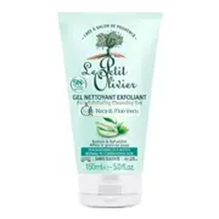 Le Petit Olivier Peeling-Reinigungsgelee Aloe Vera Grüner Tee, 150 ml