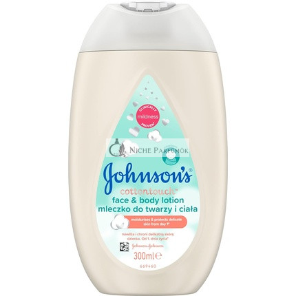 Johnson's Cotton Touch Gesichts- und Körpermilch, 300ml