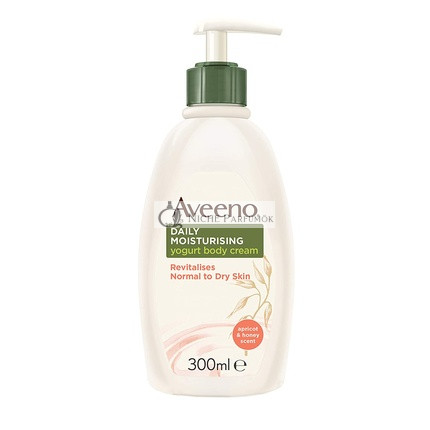 Aveeno Tägliche Feuchtigkeitsspendende Joghurt Körpercreme Honig 300ml
