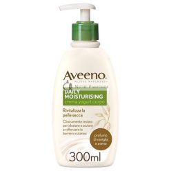   Aveeno Napi Hidratáló Testápoló Joghurt Vanília és Zabliszt Illattal 300ml