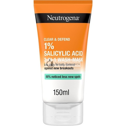 Neutrogena Clear & Defend 1% Salicylsäure 2-in-1 Waschmaske 150ml