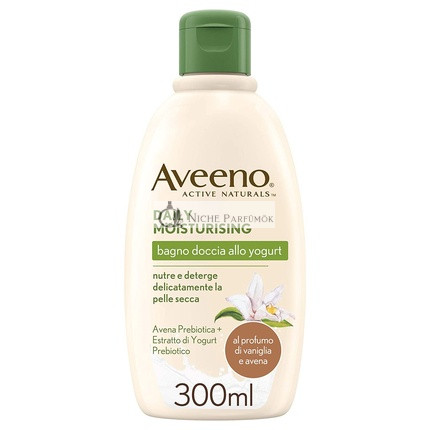 Aveeno Joghurt Körperwaschmittel mit Vanille und Hafer, 300ml