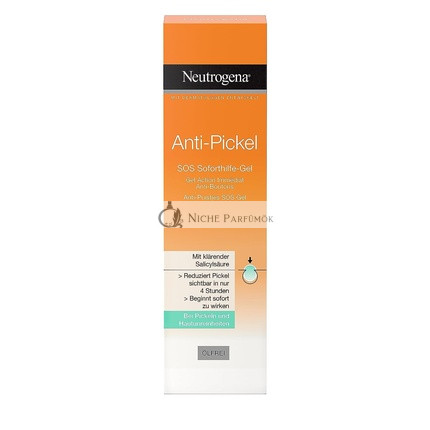 Neutrogena Anti-Pattanász Arcbőr Ápoló SOS Azonnali Segítség Gél, 15ml