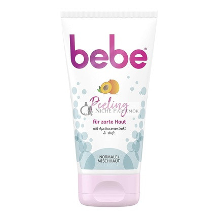 Bebe Sanfte Peeling-Gesichtsreinigung mit Aprikosenextrakt für normale und Mischhaut 150ml