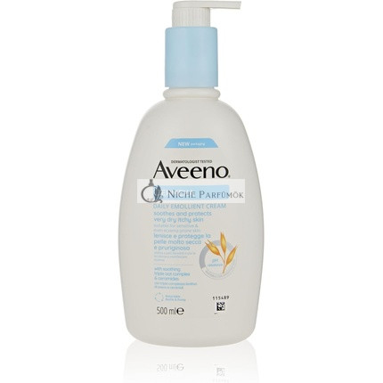 Aveeno Dermexa Tägliche Emollient-Creme 500ml Angereichert mit dreifachem Haferkomplex und Ceramiden