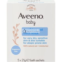 Aveeno Baby Nyugtató Zabliszt Fürdőzacskók - 5 db