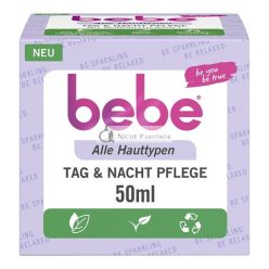   bebe Nappali és Éjszakai Arckrém 50ml Holdvirággal és Vanília Illattal