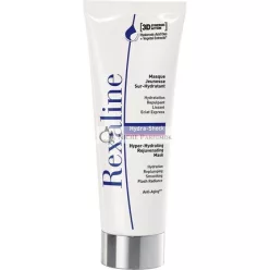   Rexaline Hydra-Shock Hyper-Hydratisierende Verjüngende Maske Feuchtigkeitsspendende/Hydratisierende Gesichtsmaske mit Hyaluronsäure, 75ml