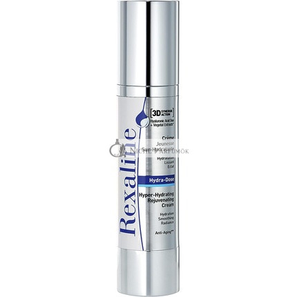 Rexaline Hydra-Dose Optimális Hidratáló Anti-Aging Krém Hyaluronsavval, 50 mL