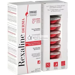 Rexaline Derma Nachtmaske-In-Creme 3ml - Packung mit 6