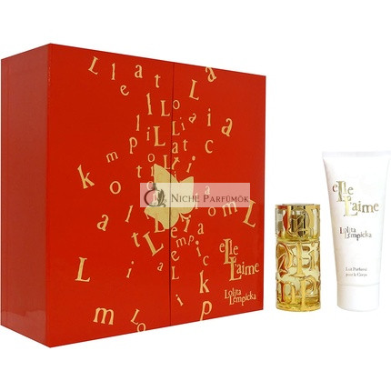 Lolita Lempicka Elle L'Aime Eau de Parfum & Testápoló Ajándékcsomag Nőknek, 40ml