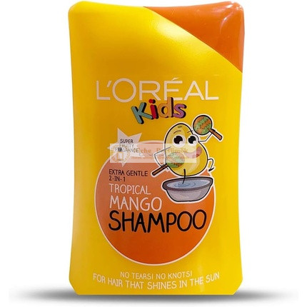 L'Oreal Kids Extra Gentle 2-In-1 Trópusi Mangó Sampon, 250ml