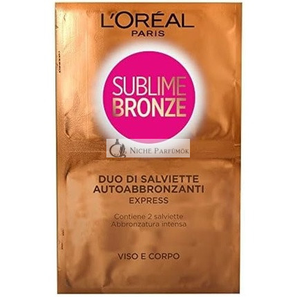 L'Oreal Sublime Bronze Selbstbräunungstücher 72 Stück