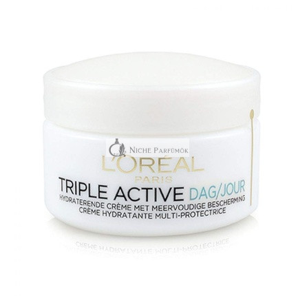 L'Oreal Tripla Aktív Multi-Védő Nappali Krém 24H Hidratálás Normál/Kevert Bőrre 50ml