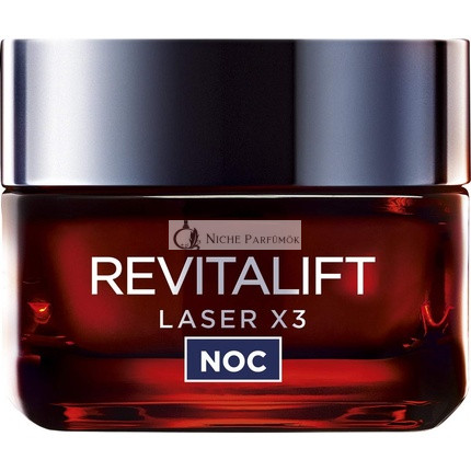 L'OREAL Revitalift Laser X3 Anti-Age Krém Maszk Regeneráló Terápia Éjszakára, 50ml