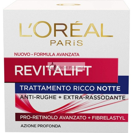 L'oreal Revitalift Dermo Expertise Anti-Ránc Éjszakai Krém az Arcnak, 50 ml