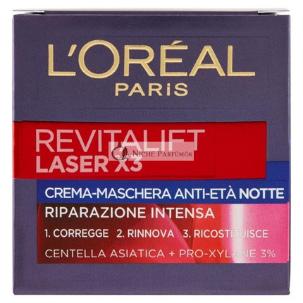L'Oreal Revitalift Laser X3 Krém Maszk Ampullák Éjjel 50ml