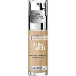   L'Oreal Paris True Match Flüssige Foundation Hautpflege mit Hyaluronsäure SPF 17 30ml 6N Honig