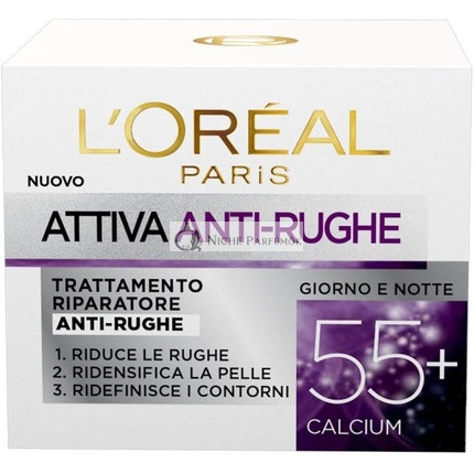 L'Oreal Paris Active Anti-Wrinkle 55+ arckrém, 50ml