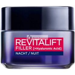 L'Oreal Paris Revitalift Filler Éjszakai Krém, 50ml