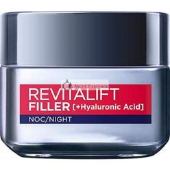 L'Oreal Paris Revitalift Filler Éjszakai Krém, 50ml
