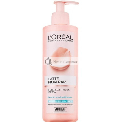 L'Oréal Paris Fleurs Rares Tej Tisztító Normál és Kombinált Bőrre, 400ml