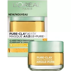   L'Oreal Paris Hautpflege Pure Clay Maske Klärend & Glättend, 48g