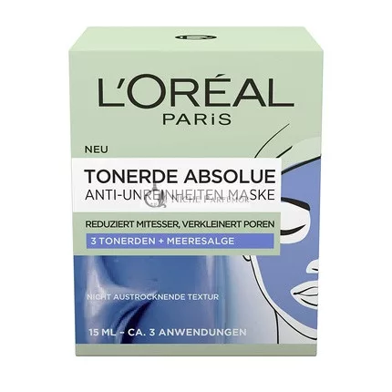 L'Oréal Paris Tonerde Absolue Anti-Pickel Maske, 15ml