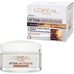   L'oreal Attiva Anti-Wrinkle Arckrém Napra és Éjjel 65+, 50ml