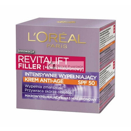 L'Oreal Revitalift Filler Intenzív Ránctalanító Krém SPF50, 50ml