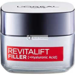   L'Oréal Paris Revitalift Filler Hyaluronsav Nappali Krém Öregedésgátló Arcbőr Ápolás, 50ml