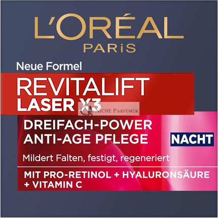 L'Oréal Paris Éjszakai Ápolás Firmás és Tömörítő Anti-Aging Arcbőr Ápolás Triple Hatással és SPF 25 50ml