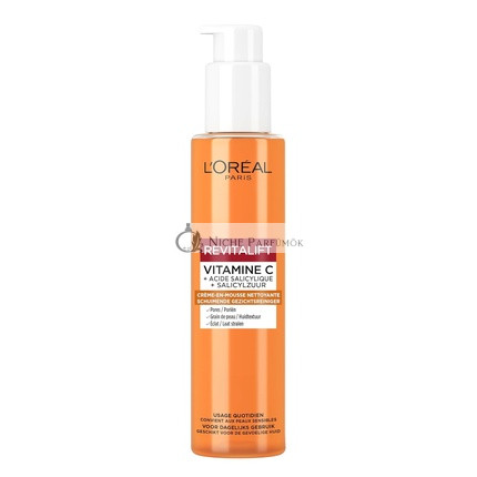 L'Oréal Paris Revitalift Klinikai Habzó Tisztító Krém C-vitaminnal és Szalicilsavval, 150ml