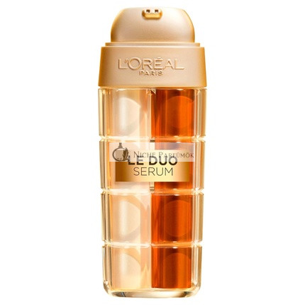 L'Oréal Paris Anti-Aging Serum für Alle Hauttypen Doppelte Wirkung Festigende und Aufhellende Weiche und Gepflegte Haut Ohne Falten mit Kollagen und Vitaminen B3 und C 30ml