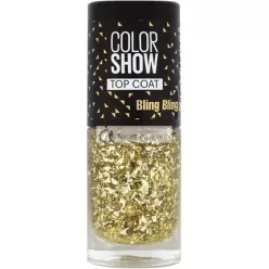   Maybelline New York Gemey Colorshow Top Coat Körömlakk 95 Bling Bling Glitter Gold