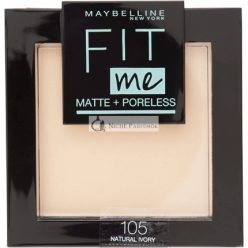   Maybelline New York Fit Me Matt + Poreless Puder, 105 Natural