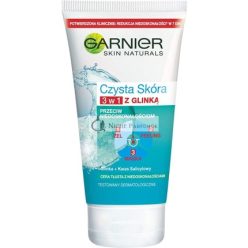   Garnier Skin Naturals Pure Active 3 az 1-ben Agyagos Maszk Radír, 150ml
