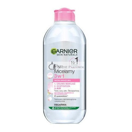Garnier Skin Naturals Micellar Flüssigkeit 3in1 für empfindliche Haut, 400 ml