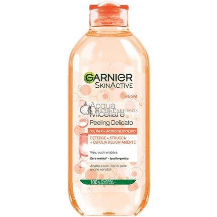 Garnier 3 az 1-ben Micellás Víz Exfoliáló Hatással, PHA és Glykolsavval, 400ml