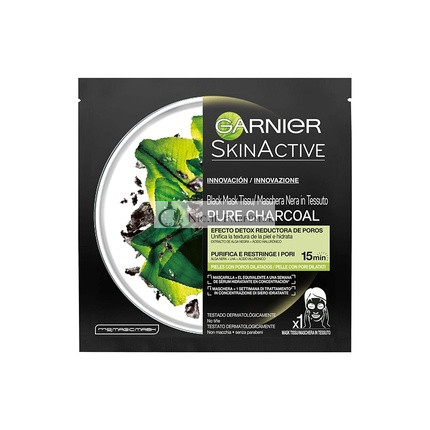 Garnier - Gewebemaske Schwarze reine Aktivkohle