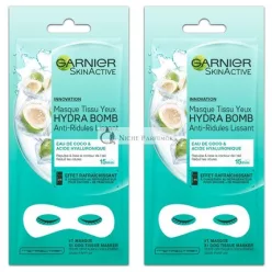   Garnier Skinactive Gesichtsmaske Augenmaske - Kokosnuss und Hyaluronsäure