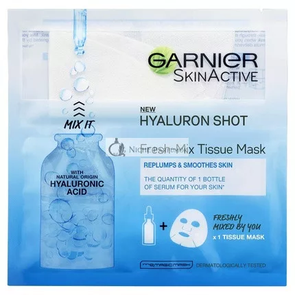 Garnier Fresh Mix Hyaluronsäure Gesichtsmaske, 40ml