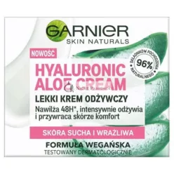   Garnier Hyaluronsäure Aloe Creme Leichte Feuchtigkeitspflege für trockene Haut