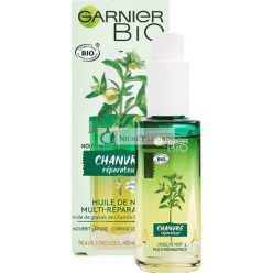   Garnier Organic Multi-Reparierendes Nachtöl für das Gesicht mit nahrhaftem Hanf- und Vitamin E, 30ml