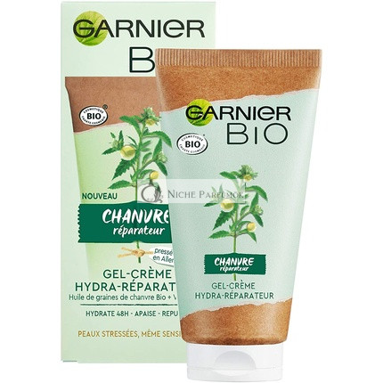 Garnier Bio Hanf Reparierender und Nährender Gesichtscreme mit Vitamin E, 50ml
