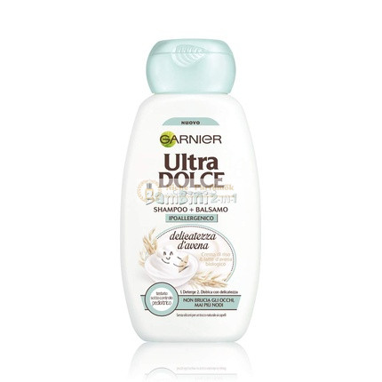 Garnier Ultra Dolce Zartheit Avena 2in1 Kinder Shampoo für Empfindliches Haar und Kopfhaut, 300ml