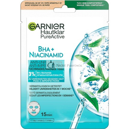 Garnier SkinActive Tisztító Teafaolaj és Szalicilsav Arcpakolás