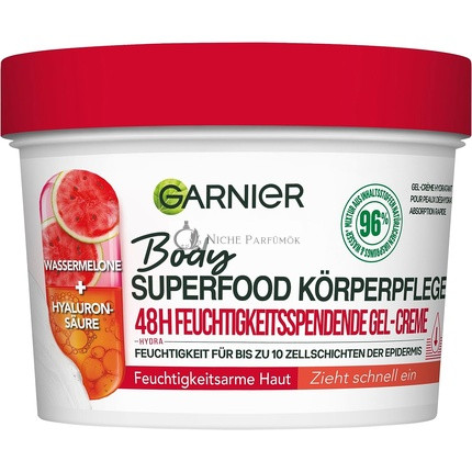 Garnier Frissítő Testápoló Száraz Bőrre Testvaj, Görögdinnye és Hialuronsav, 380ml